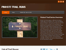 Tablet Screenshot of pinhotitrailseries.com